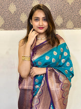 Womens Fashion Ethnic Kanjeevaram Green Color Sarees-MLSHWSA1878GRN